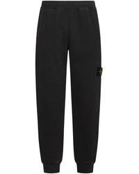 Stone Island - Logo Patch Tapered-Leg Sweatpants - Lyst