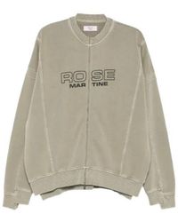 Martine Rose - Logo-Print Zip-Up Sweatshirt - Lyst
