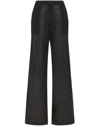 P.A.R.O.S.H. - P.A.R.O..H. Drawstring Wide-Leg Trousers - Lyst
