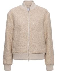 Peserico - Sequins Zipped Jacket - Lyst