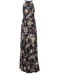Jonathan Simkhai - Cerin Gathered Floral Halterneck Maxi Dress - Lyst