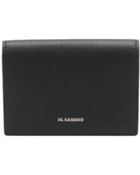 Jil Sander - Logo-Stamp Card Holder - Lyst