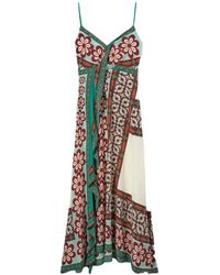 La DoubleJ - Turn Around Floral-Print Maxi Dress - Lyst
