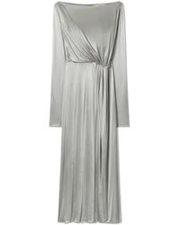 Tory Burch - Ruched Midi Dress - Lyst