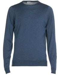 John Smedley - Lundy Crewneck Long-Sleeved Jumper - Lyst