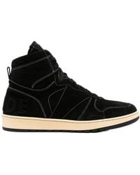 Rhude - Rhecess High-Top Suede Sneakers - Lyst