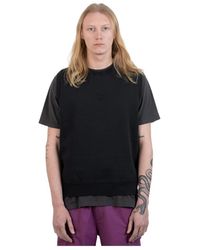 Stussy - T-Shirt With Round Neck And Short Sleeves - Lyst