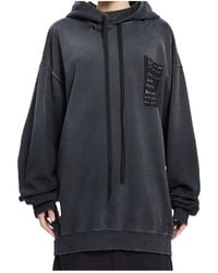 Ann Demeulemeester - Cotton Drawstring Hoodie - Lyst