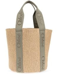 Chloé - 'Woody Large' Shopper Bag - Lyst