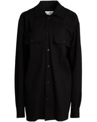 MM6 by Maison Margiela - Solid Colour Shirts - Lyst