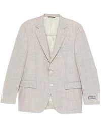 Canali - Single-Breasted Suit Jacket - Lyst