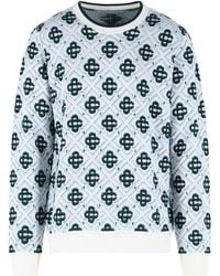 CASABLANCA - 'Monogram' Multi Wool Sweater - Lyst