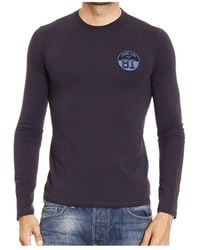 Armani Jeans - Logo Details T-Shirt - Lyst