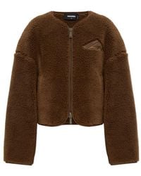 DSquared² - Icon Logo Fleece Jacket - Lyst
