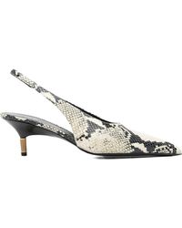 KHAITE - Slingback Kitten Heel Pumps - Lyst