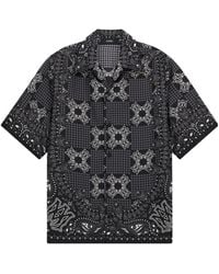 Amiri - Bandana Print Camp Collar Shirt - Lyst
