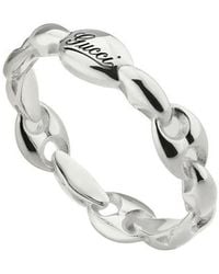 Gucci - Marina Chain Multi Link Ring - Lyst