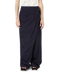 JW Anderson - Jw Anderson Draped Wide-Leg Pants - Lyst