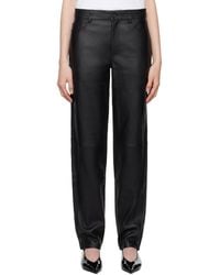 TOTEME - Totême Leather Straight-Leg Pants - Lyst