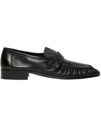The Row - Round Head Loafer Shoes - Lyst