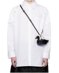 Simone Rocha - Ruffle Shoulder Patch Tunic Shirt - Lyst