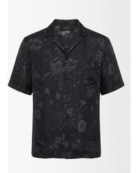 Gucci - Printed Silk Twill Bowling Shirt - Lyst
