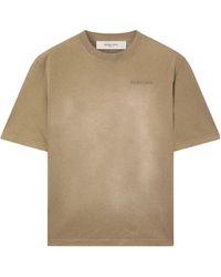 Golden Goose - Logo Embroidered Crewneck T-Shirt - Lyst