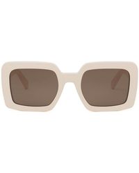 Celine - Logo Sunglasses - Lyst