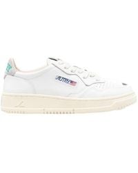Autry - Medalist Panelled Leather Sneakers - Lyst