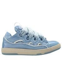 Lanvin - Curb Low Top Trainers - Lyst