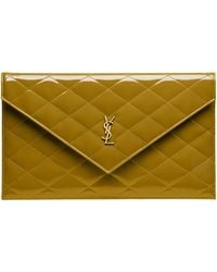 Saint Laurent - Flap Clutch - Lyst