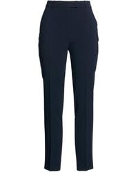 Max Mara - Solid-Color Straight-Leg Trousers - Lyst