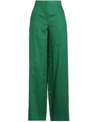 Max Mara - Solid Color Wide-Leg Trousers - Lyst