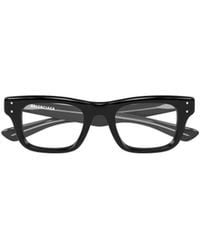 Balenciaga - Rectangle Eyeglasses - Lyst