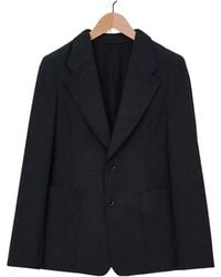 Lemaire - Single-Breasted Tailored Blazer - Lyst