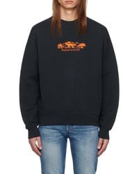 Maison Kitsuné - Maison Kitsun Outdoor Profile Fox Crewneck Sweatshirt - Lyst