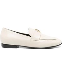 Anine Bing - Logo Plaque Loafers - Lyst