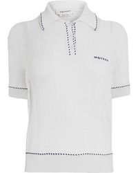 McQueen - Knitted Polo Shirt - Lyst