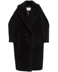Max Mara - Tedgirl Button-Up Long Coat - Lyst