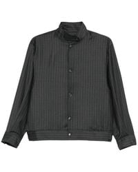 AYA MUSE - Pinstriped Bomber Jacket - Lyst