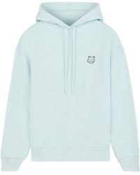 Maison Kitsuné - Maison Kitsuné Bold Fox Head Patch Drawstring Hoodie - Lyst