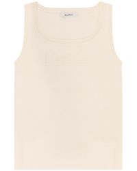 Max Mara - Pentola Sleeveless Knitted Top - Lyst
