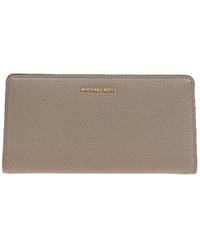 MICHAEL Michael Kors - Bryant Large Pebbled Snap-Front Wallet - Lyst