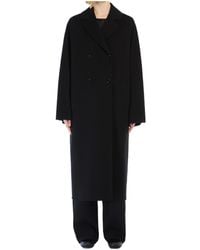 Max Mara - 'S Double-Breasted Long-Sleeved Coat - Lyst