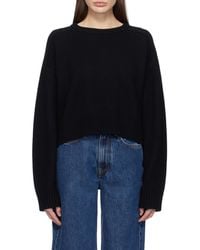 Loulou de Saison - Bruzzi Ribbed Neckline Sweater - Lyst