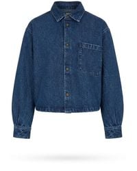 A.P.C. - Pocket Samantha Buttoned Jacket - Lyst