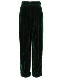 Alexandre Vauthier - High-Waist Wide-Leg Paillette-Embellished Trousers - Lyst