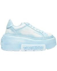 Casadei - Nexus Painting Platform Low-Top Sneakers - Lyst