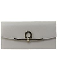 Ferragamo - Gancini Continental Wallet - Lyst