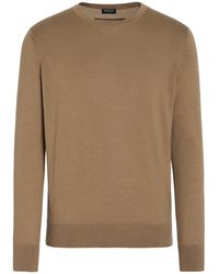 ZEGNA - Long Sleeved Crewneck Jumper - Lyst